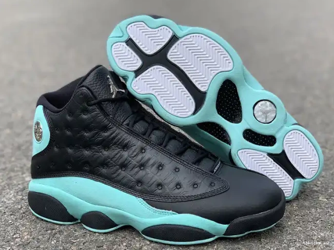 Cheap TB Retro Air 13 Jordan Island Black 414571-030 Green 0423